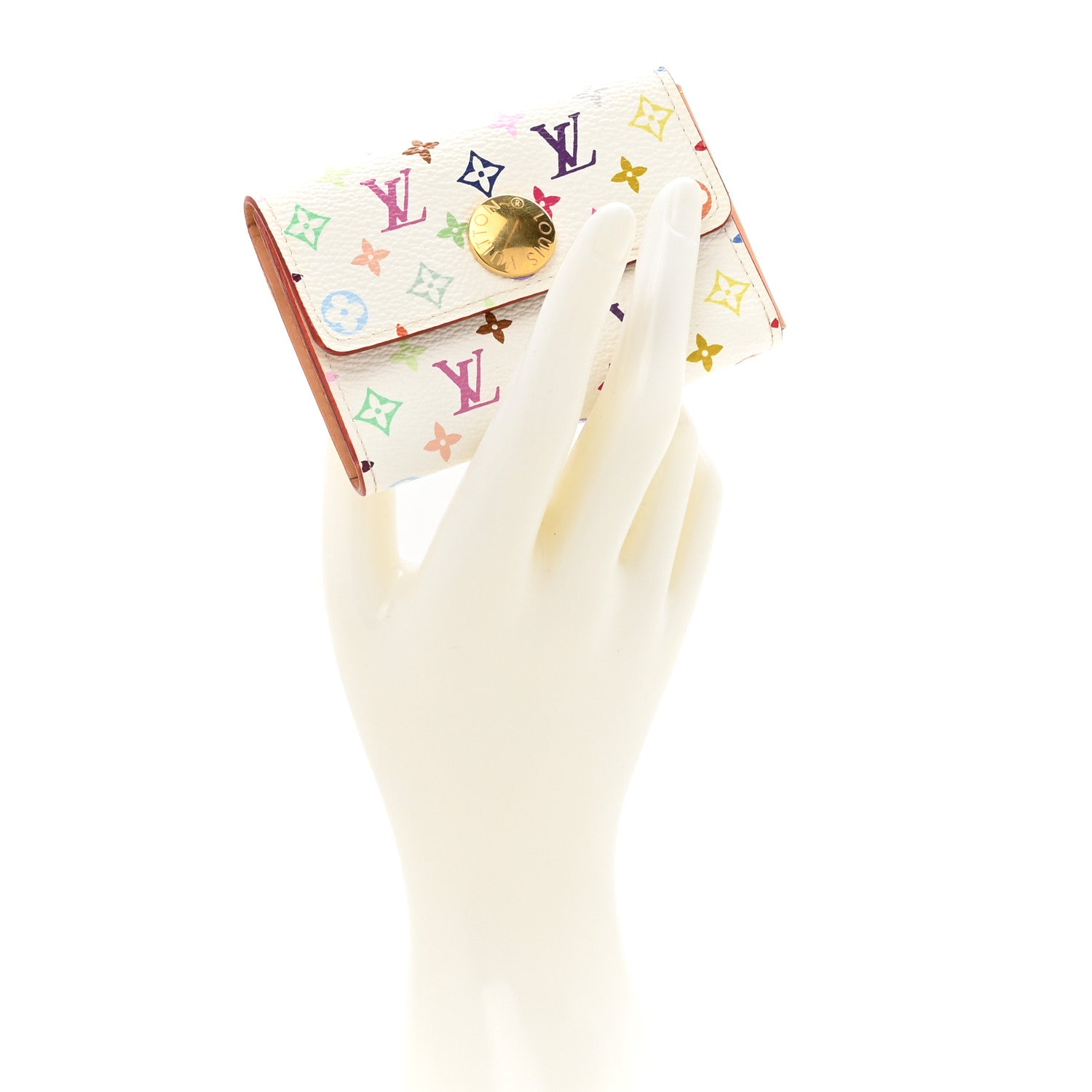 Louis Vuitton Monogram Multicolor Business Card Holder White 2 of 10