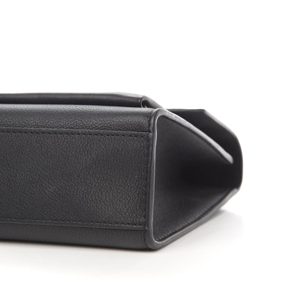 Louis Vuitton Soft Calfskin Mylockme Chain Bag BB Black 6 of 10