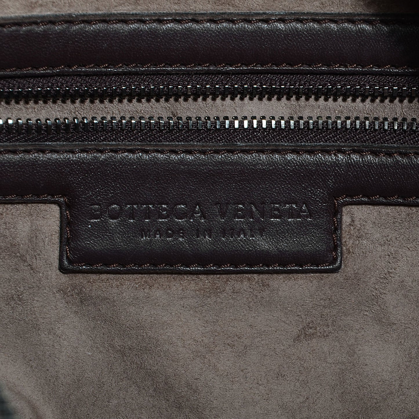 Nappa Intrecciato Large Veneta Hobo Ebano