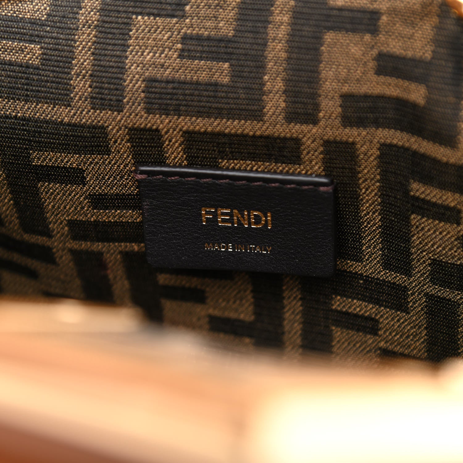 Fendi Shiny Nappa Small Fendi First Caramello 6 of 9
