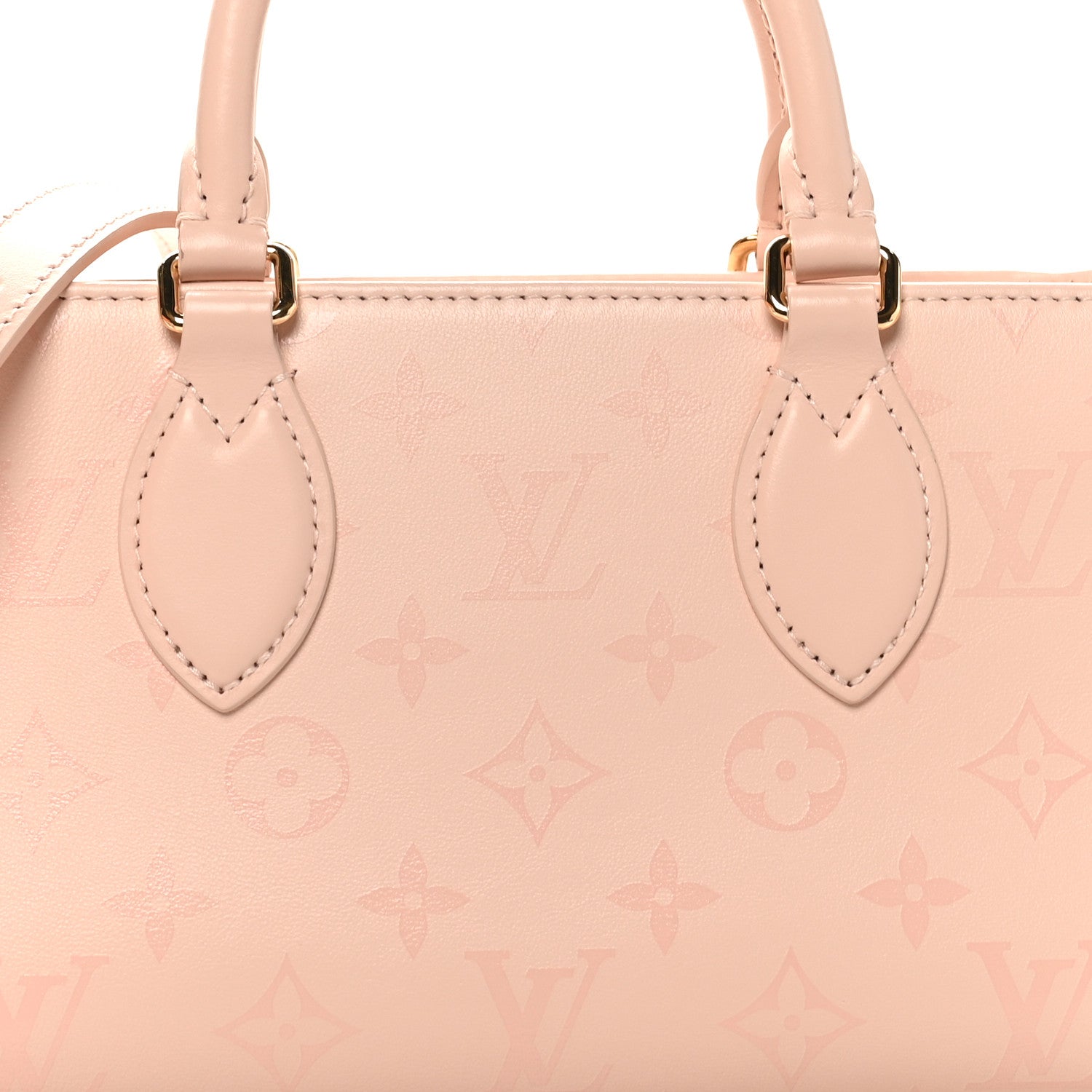 Louis Vuitton Calfskin OnTheGo East West Pearl Pink 7 of 10