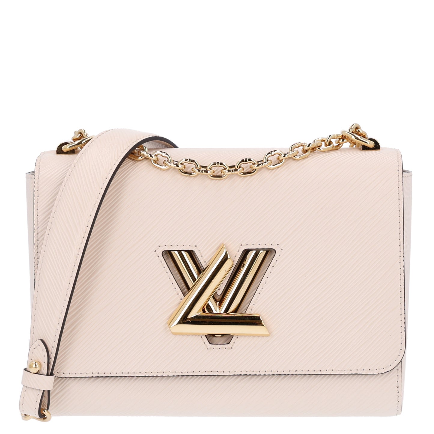 Epi Twist Shoulder Bag MM White