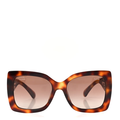 Chanel Square Polarized CC Sunglasses 5494 Tortoise Brown 2 of 8