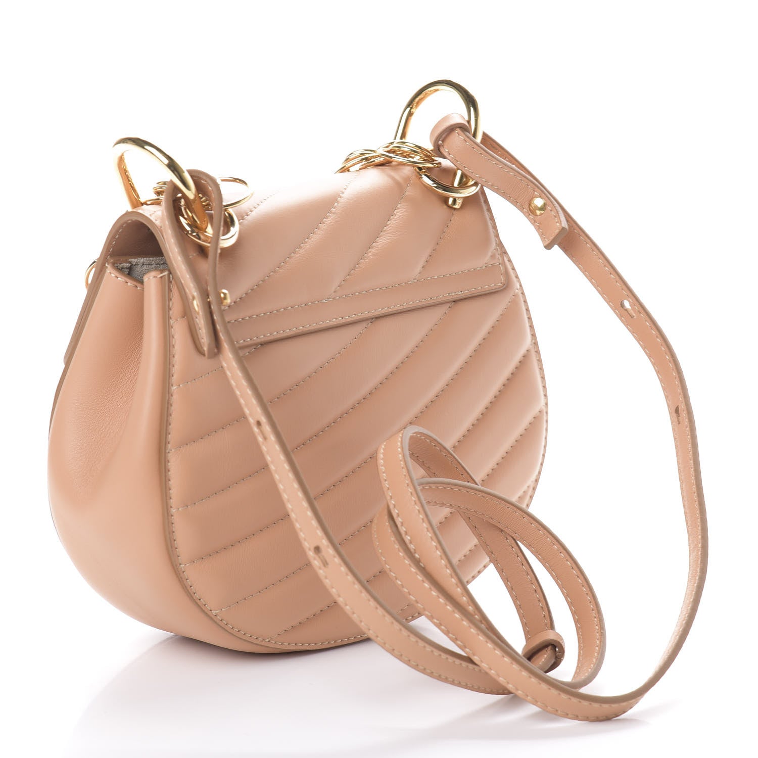 Chloe Calfskin Quilted Mini Drew Bijou Shoulder Bag Blushy Pink 3 of 8