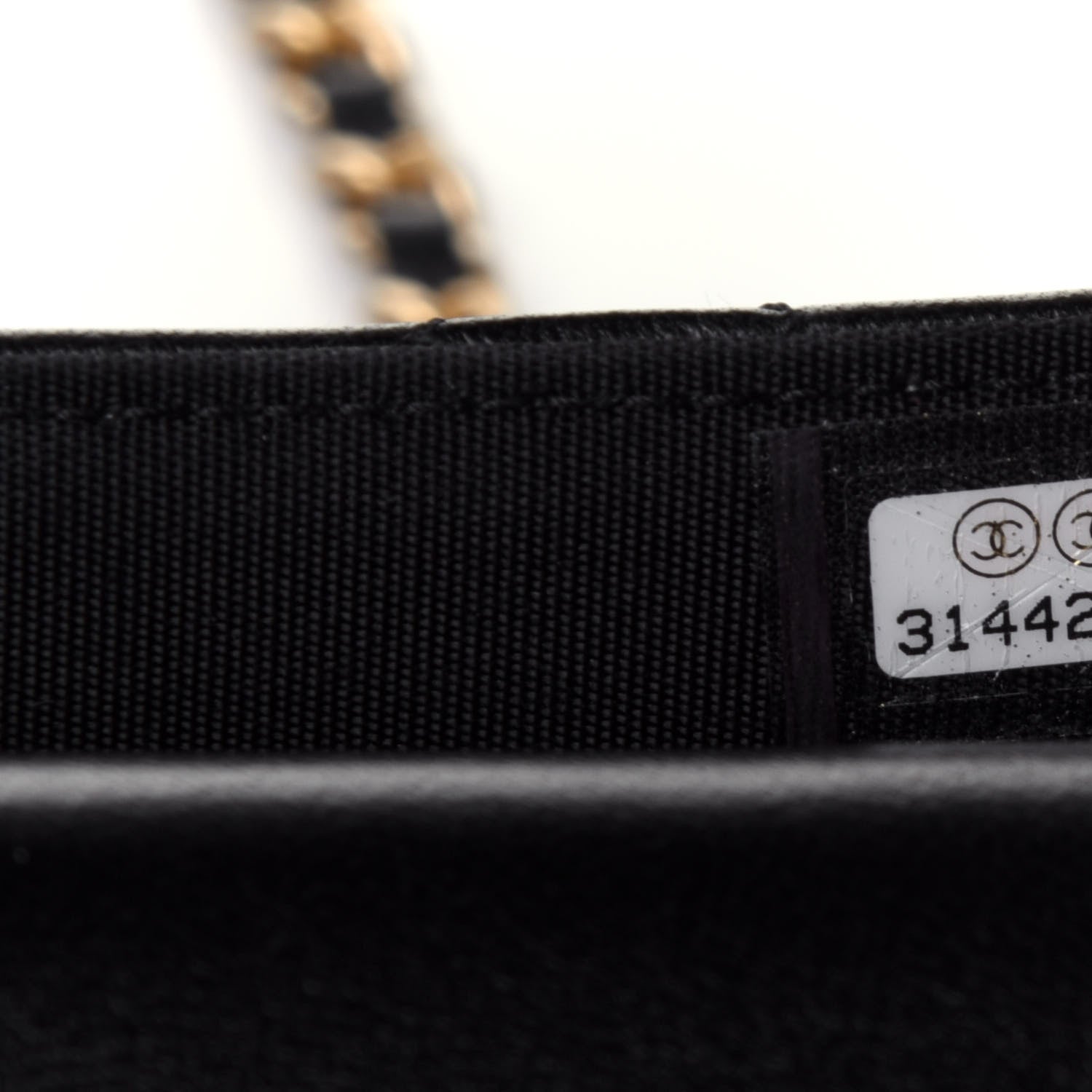 Chanel Lambskin Quilted Top Handle Flap Coin Purse With Chain Black 8 of 12