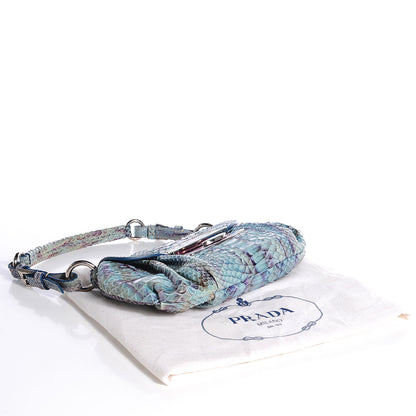 Prada Python Alligator Shoulder Flap Bag Voyage 4 of 9