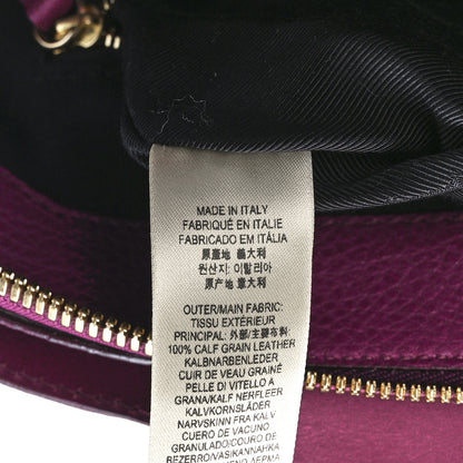 Burberry Calfskin Velvet Large Milverton Satchel Elderberry 7 of 11