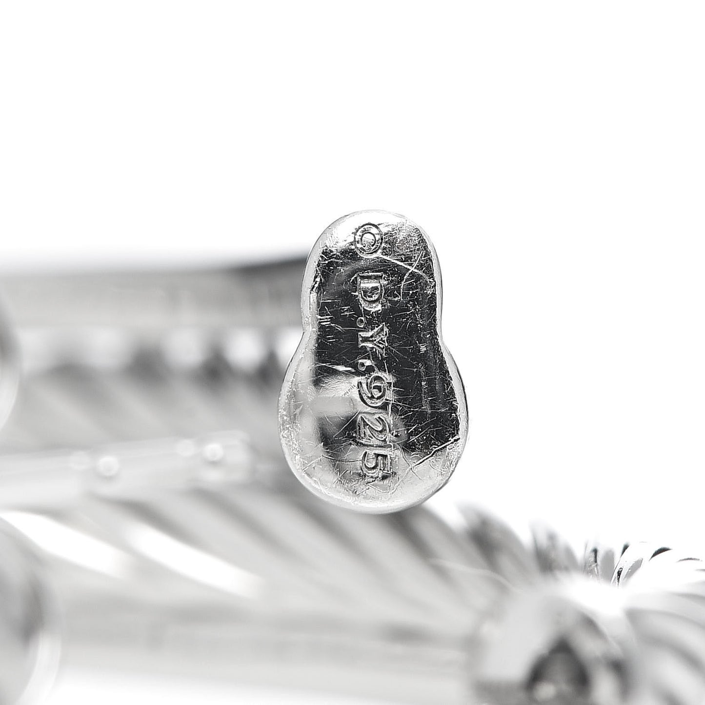 Sterling Silver Diamond Extra Large Crossover Hoop Earrings