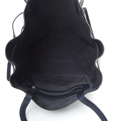 Celine Soft Grained Calfskin Small Belt Cabas Phantom Dark Blue 5 of 11