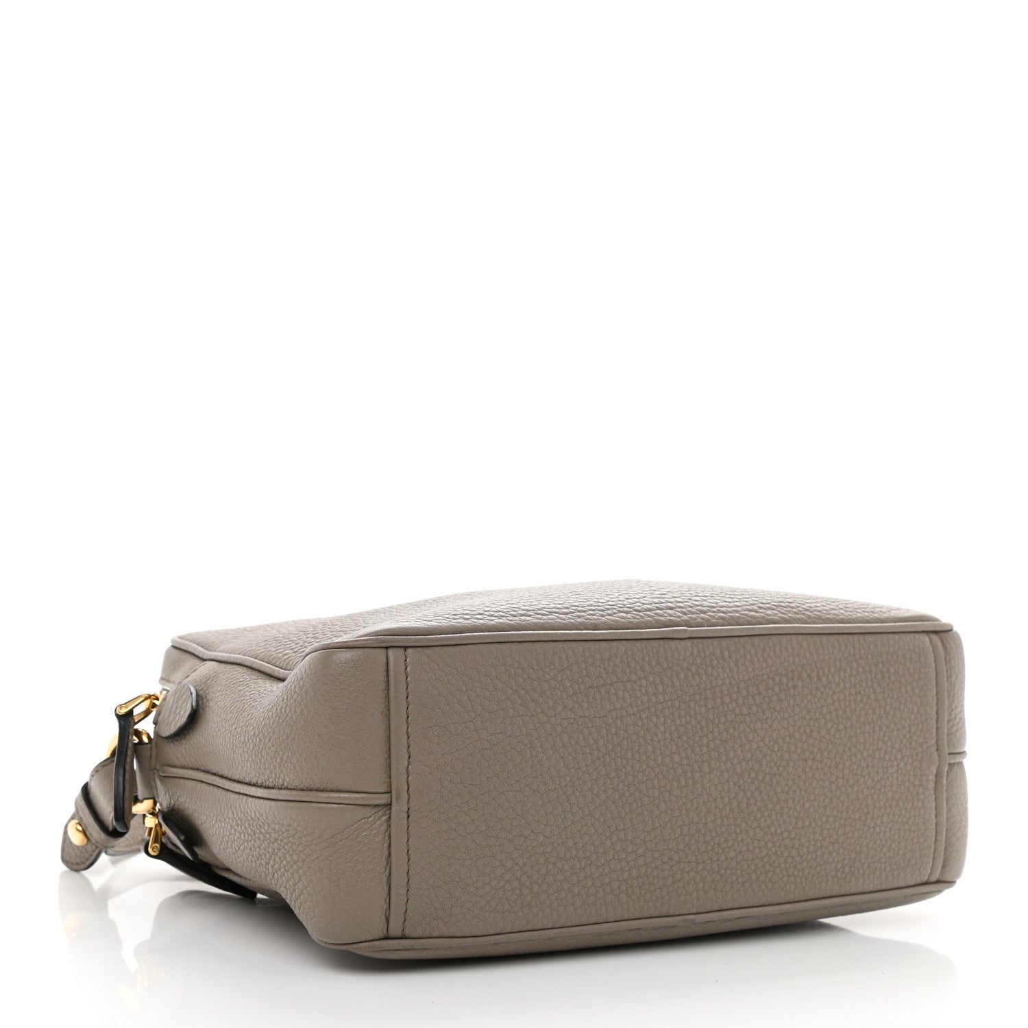 Prada Vitello Daino Medium Double Zip Shoulder Bag Argilla 4 of 14