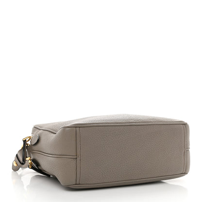 Prada Vitello Daino Medium Double Zip Shoulder Bag Argilla 4 of 14