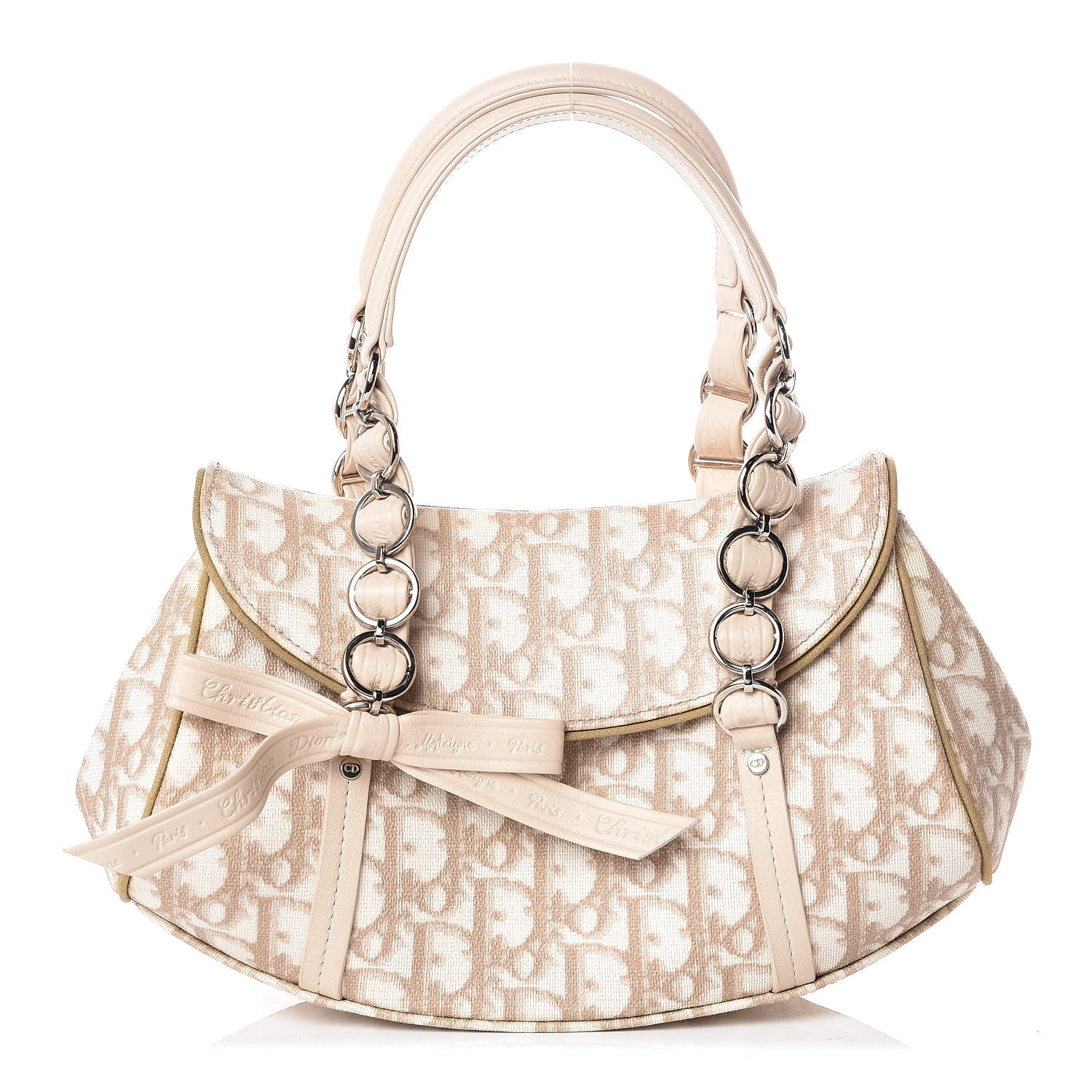 Christian Dior Monogram Romantique Trotter Bag Rose 1 of 8