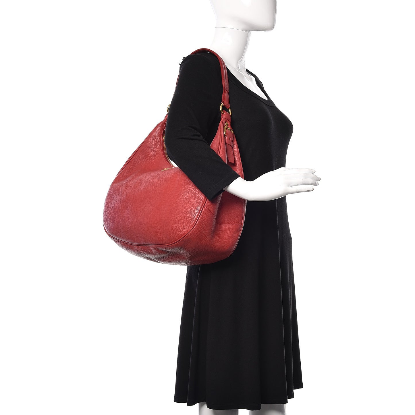 Vitello Daino Hobo Rosso