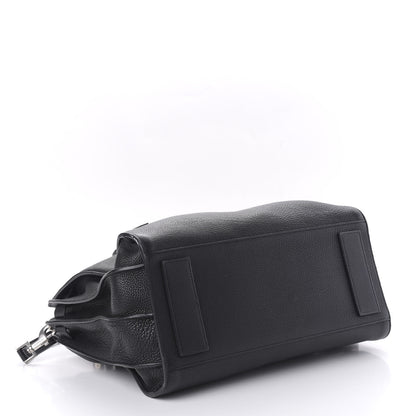 Saint Laurent Grained Calfskin Medium Souple Sac De Jour Black 5 of 13