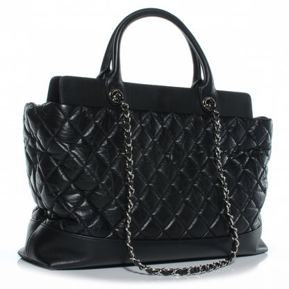Chanel Aged Calfskin Be CC Tote Black 3 of 7