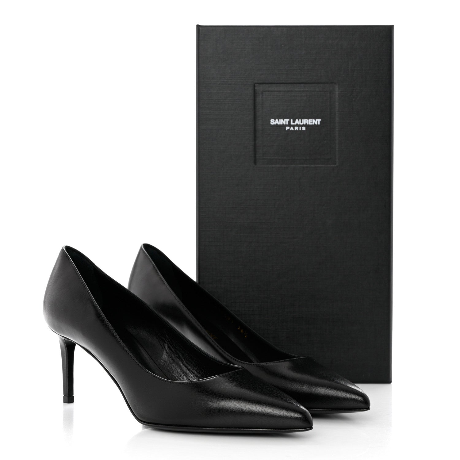 Saint Laurent Calfskin Anja 85 Pumps 36.5 Black 9 of 9