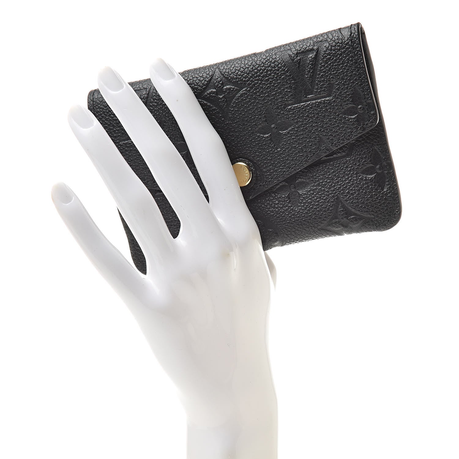 Louis Vuitton Empreinte Key Pouch Black 2 of 8
