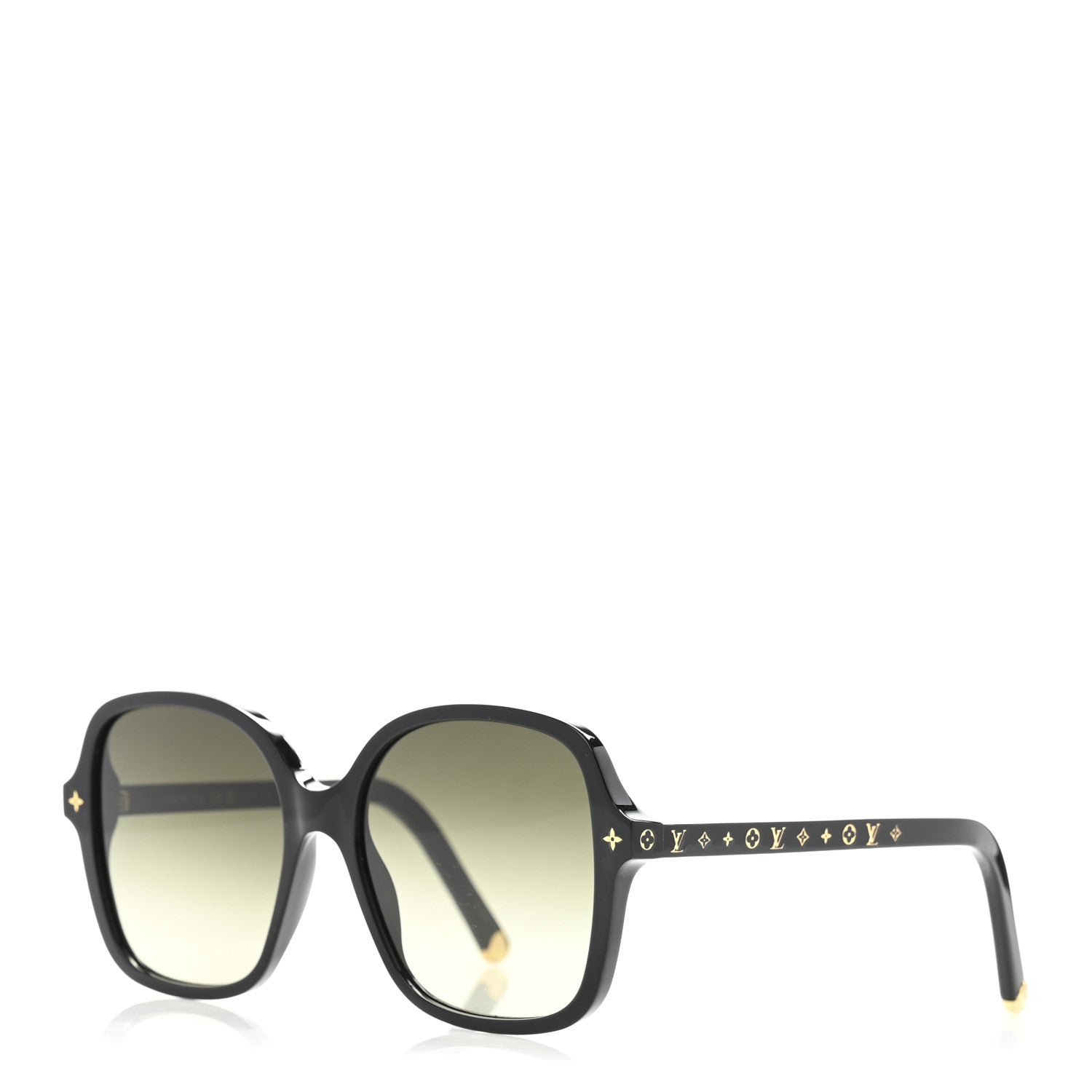 Louis Vuitton Acetate My Monogram Light Square Sunglasses Z1861W Black 1 of 8