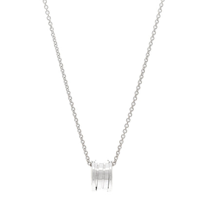 Bulgari 18K White Gold B.Zero1 Pendant Necklace 1 of 4