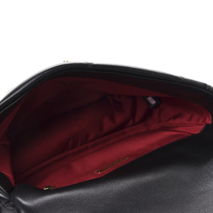 Chanel Lambskin Quilted Large 19 Flap Black 5 of 10
