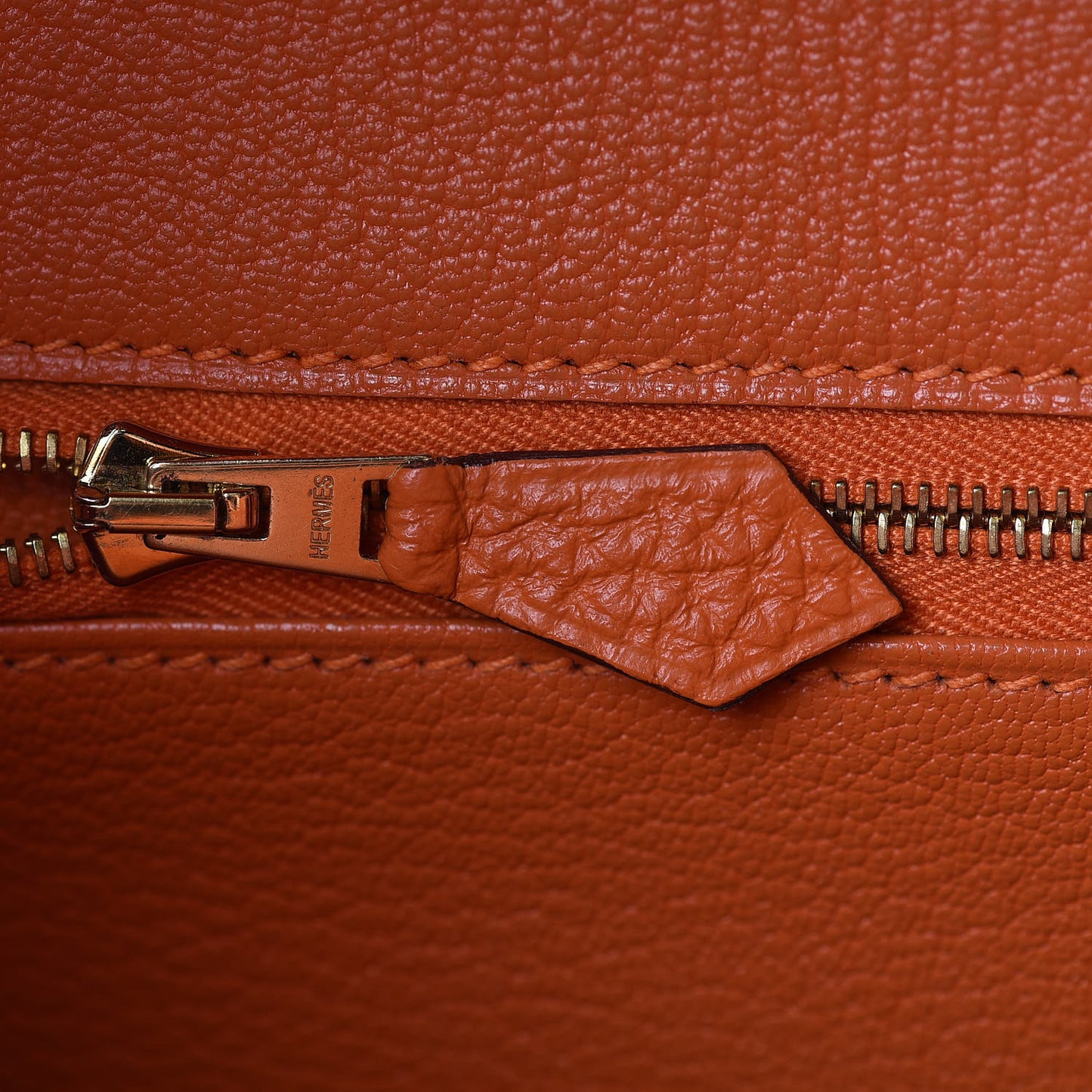 Togo Birkin 35 Orange