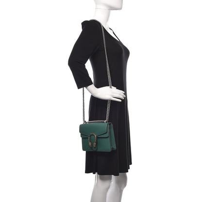 Gucci Calfskin Mini Dionysus Shoulder Bag Emerald 2 of 12