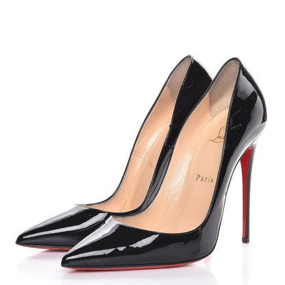 Christian Louboutin Patent So Kate 120 Pumps 38 Black 3 of 15