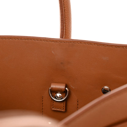 Saint Laurent Grained Calfskin Small Sac De Jour Saddle Brown 11 of 13