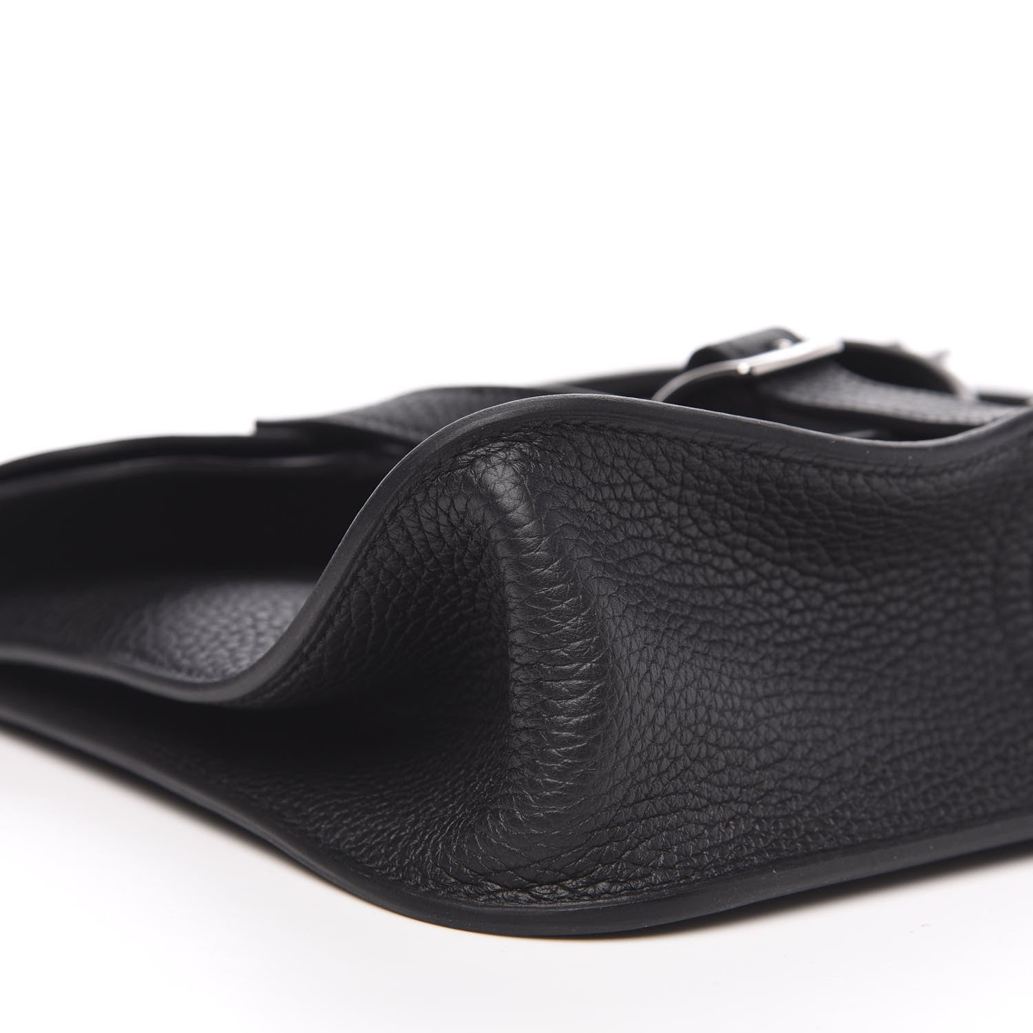 Hermes Taurillon Clemence Halzan 25 Black 9 of 12