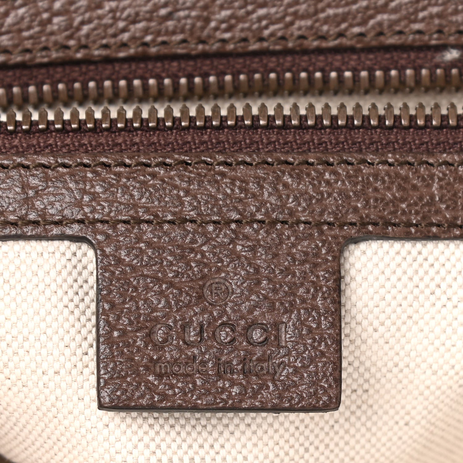 Gucci GG Supreme Monogram Web Small Ophidia Half Moon Hobo Brown 6 of 9