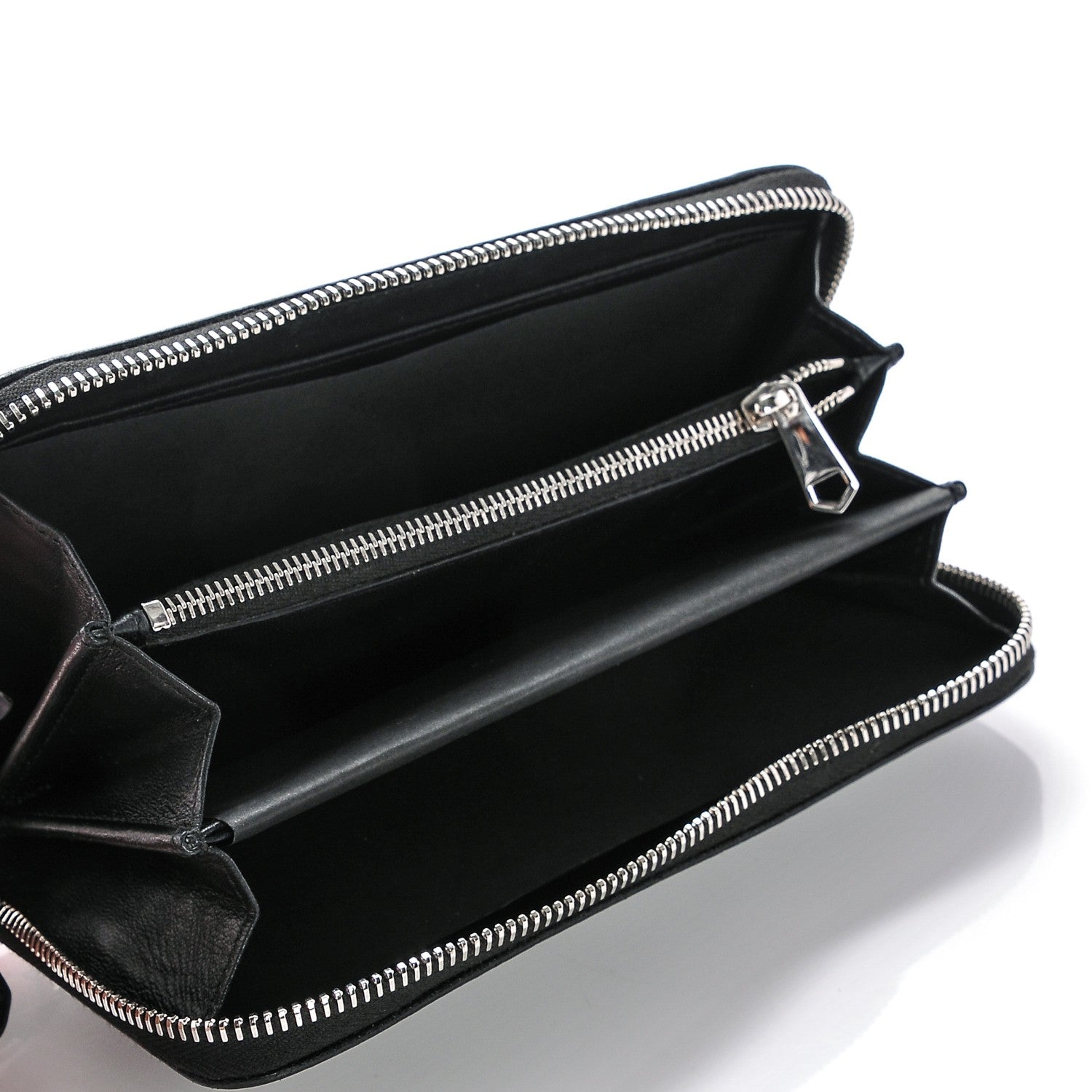 Givenchy Sugar Goatskin Pandora Zip Around Wallet Black 5 of 7