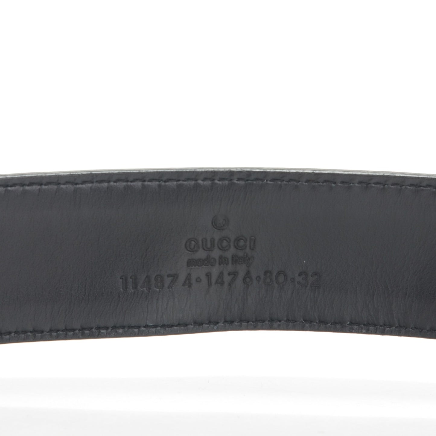 Monogram Interlocking G Belt 80 32 Black