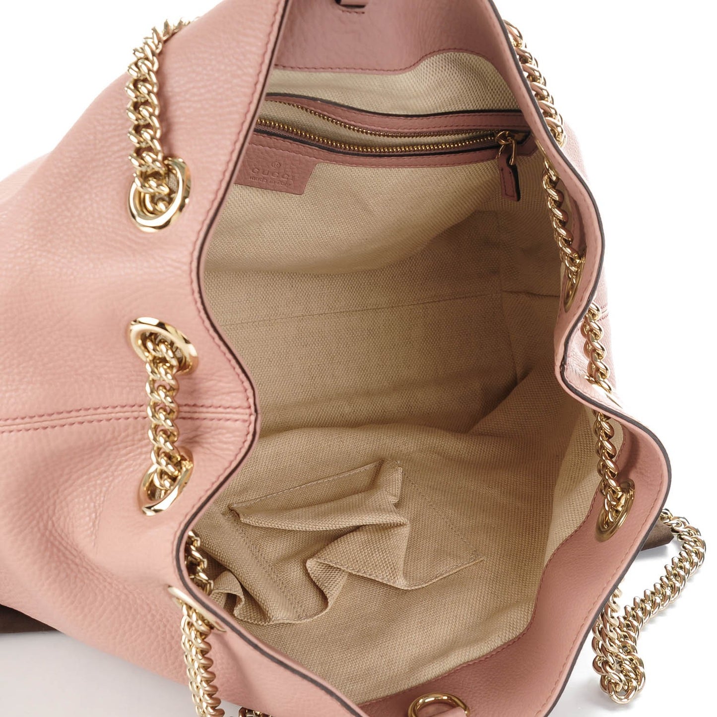 Cellarius Calfskin Medium Soho Chain Shoulder Bag Dark Cipria