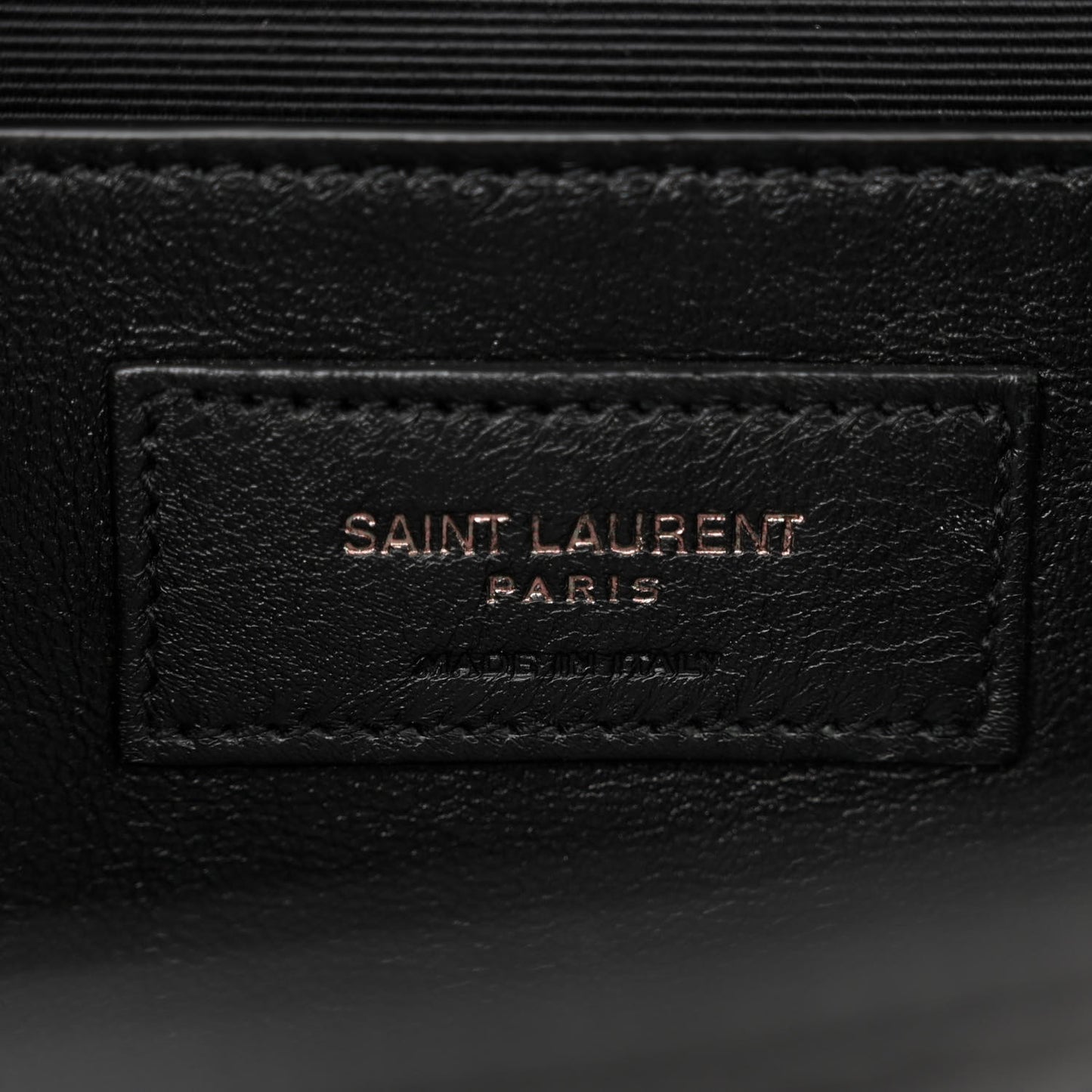 Grain De Poudre Textured Mixed Matelasse Triquilt Medium Monogram Monochrome Satchel Black