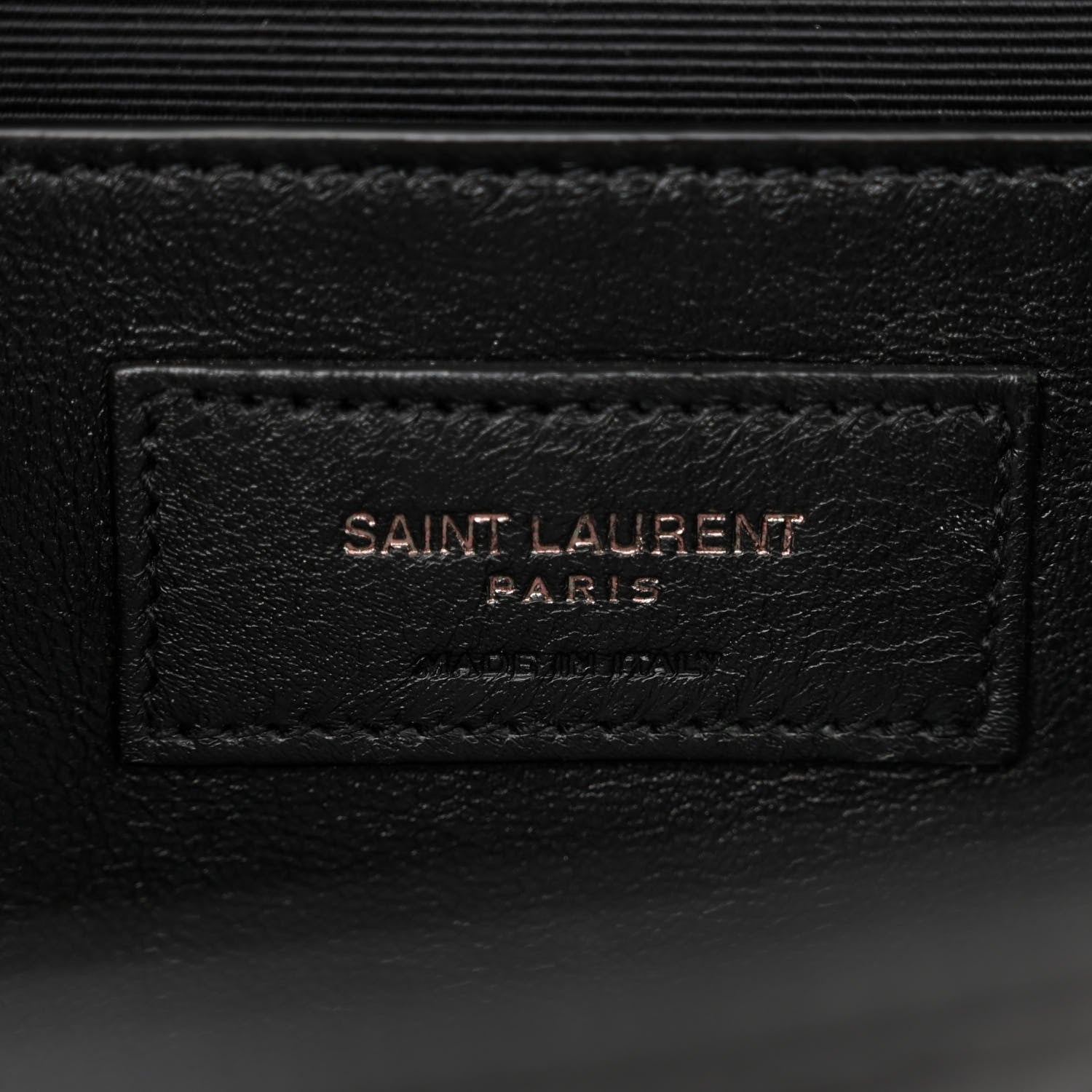 Saint Laurent Grain De Poudre Textured Mixed Matelasse Triquilt Medium Monogram Monochrome Satchel Black 6 of 9