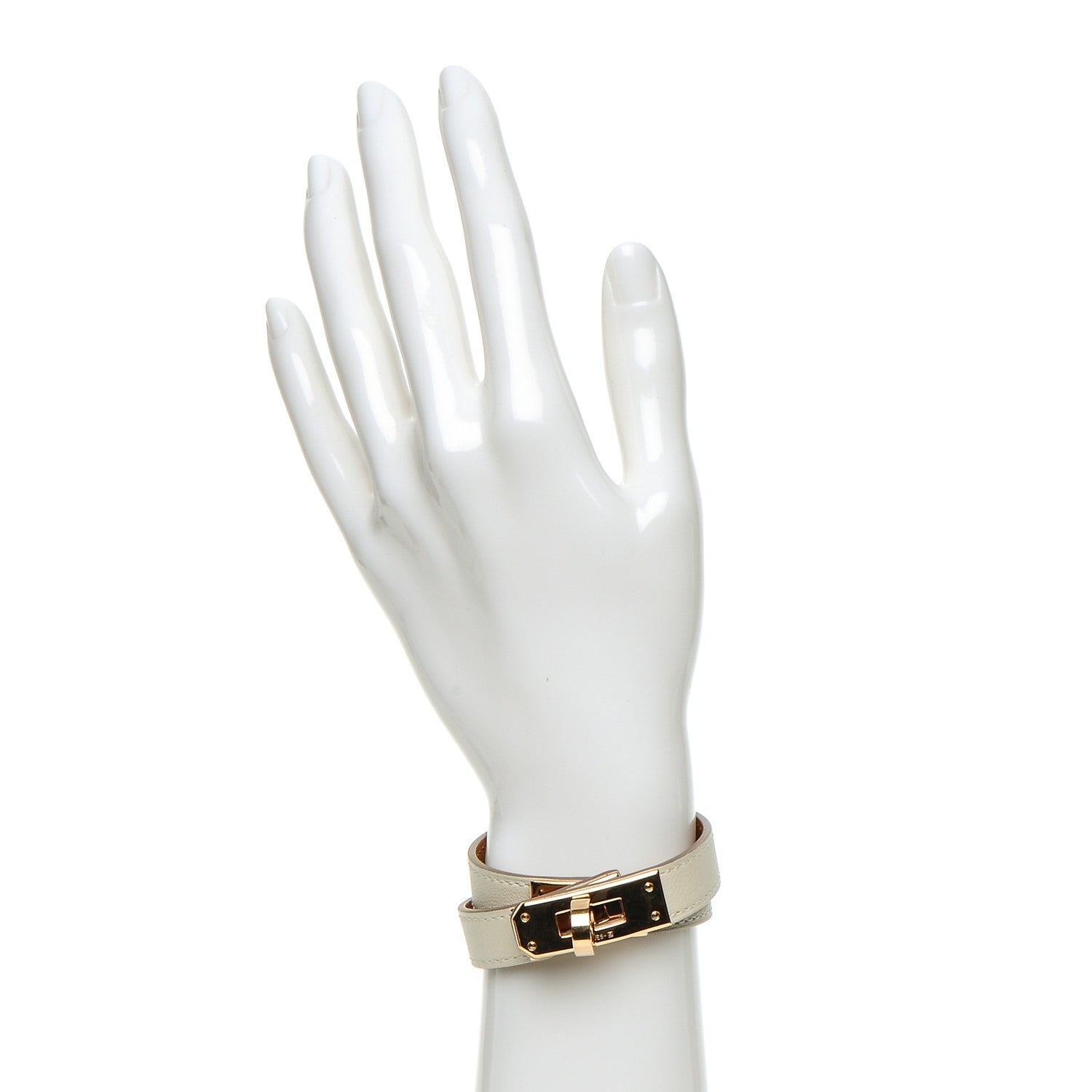 Hermes Swift Kelly Double Tour Bracelet XS Craie 2 of 8