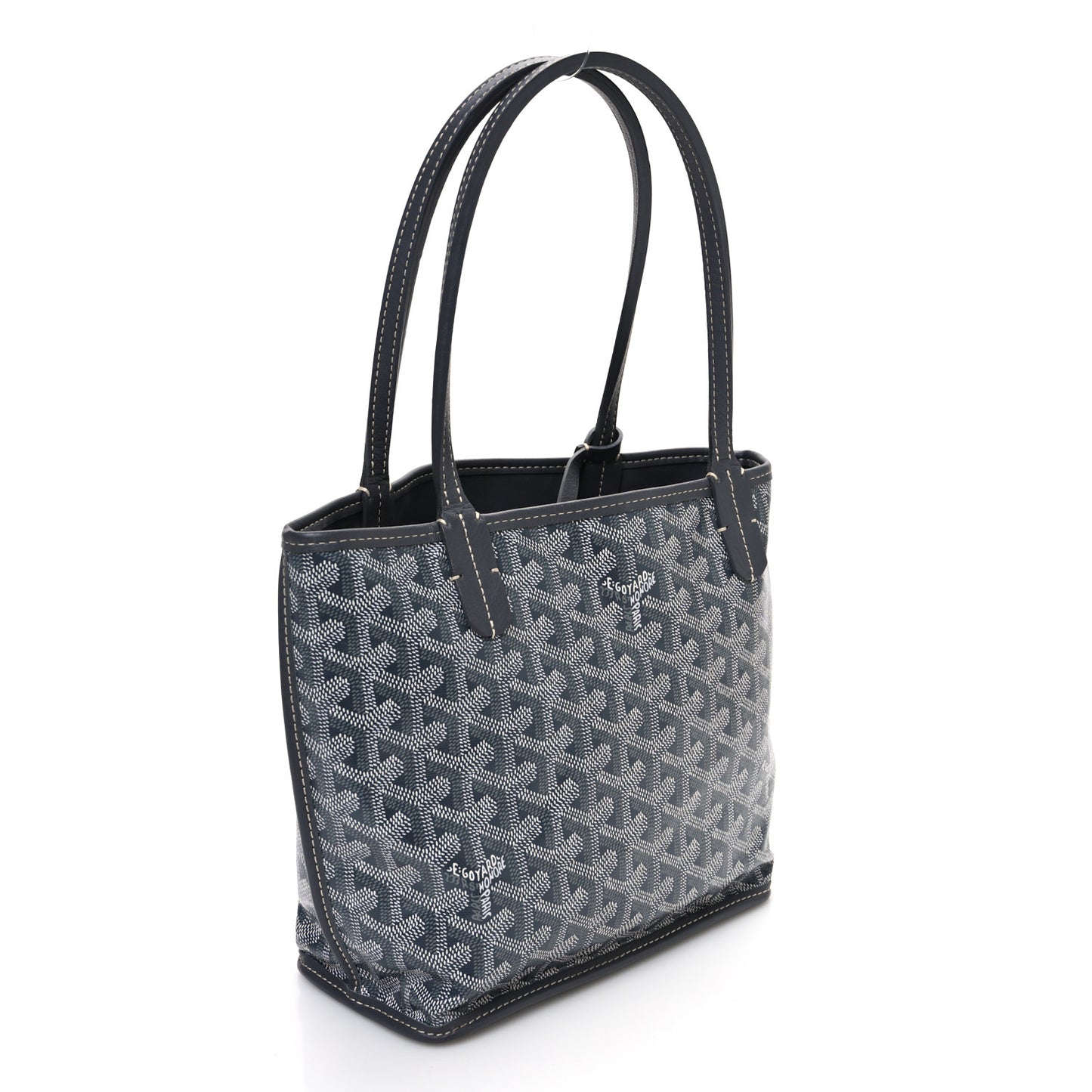Goyardine Reversible Mini Anjou Grey