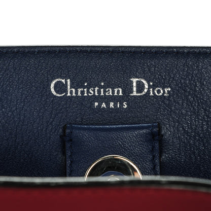 Christian Dior Smooth Calfskin Medium Tri-Color Diorissimo Fuchsia Dune 7 of 8