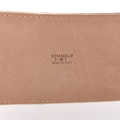Chanel Metallic Lambskin CC Buckle Wide Belt 70 28 Gold 8 of 10