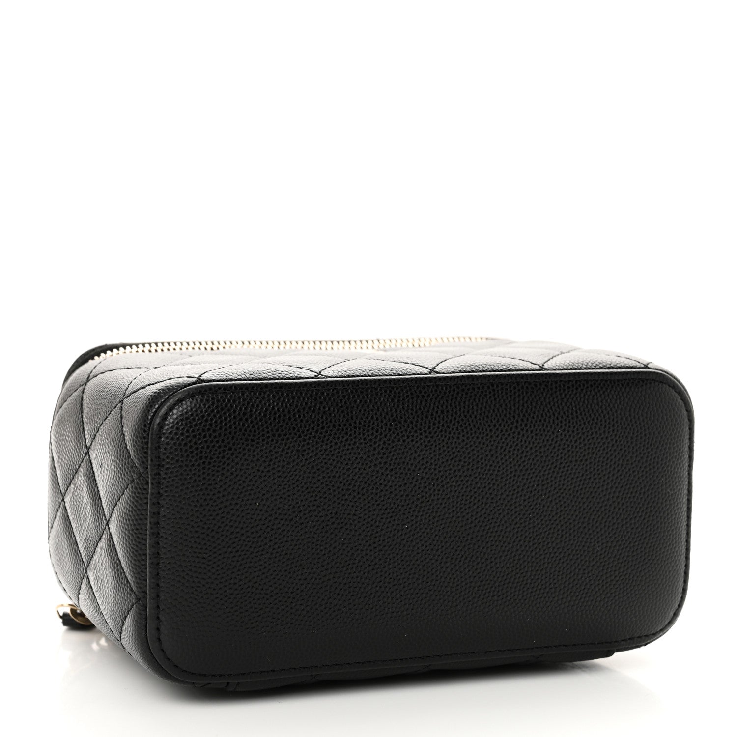 Chanel Caviar Quilted Small Vanity Case With Chain Black 4 of 11