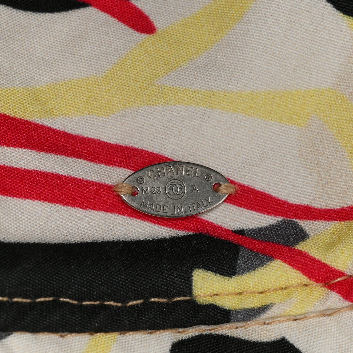 Chanel Canvas CC Bucket Hat Beige 9 of 10