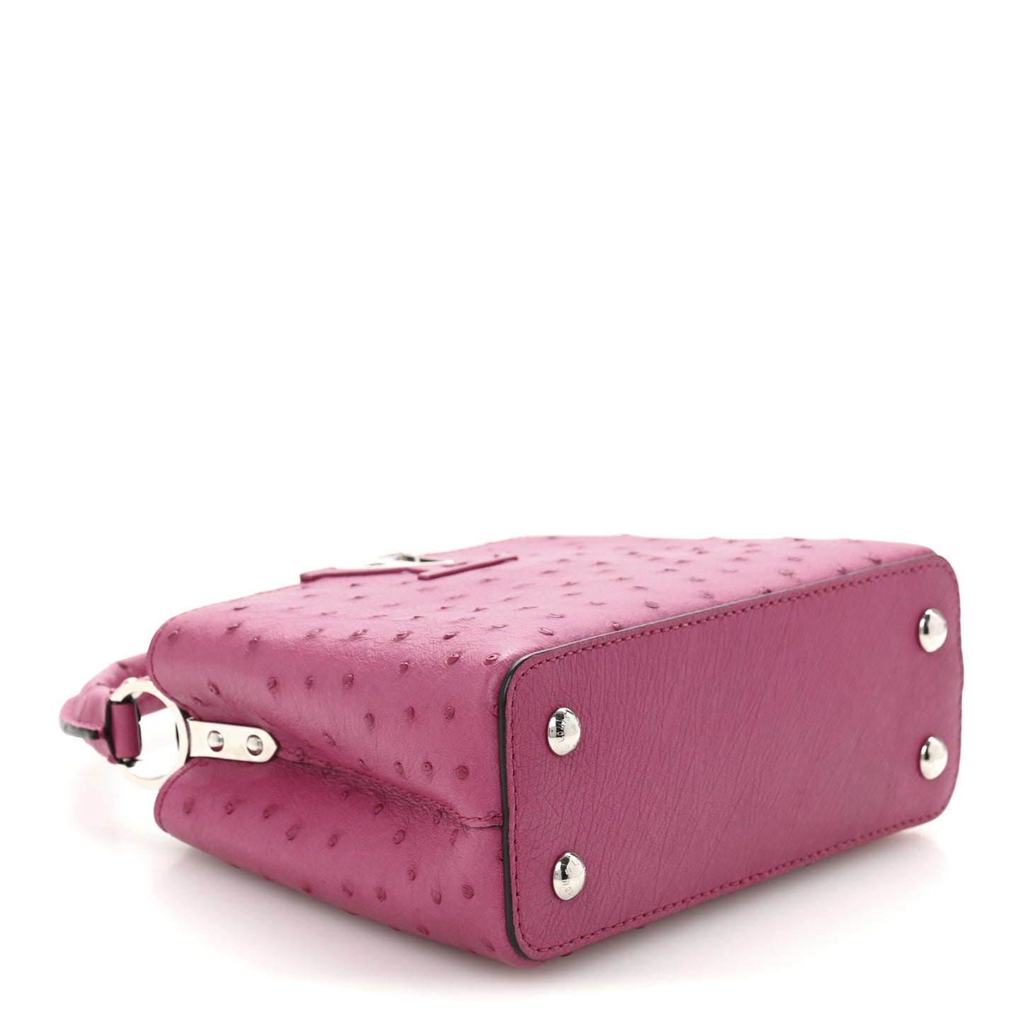 Ostrich Capucines Mini Fuchsia