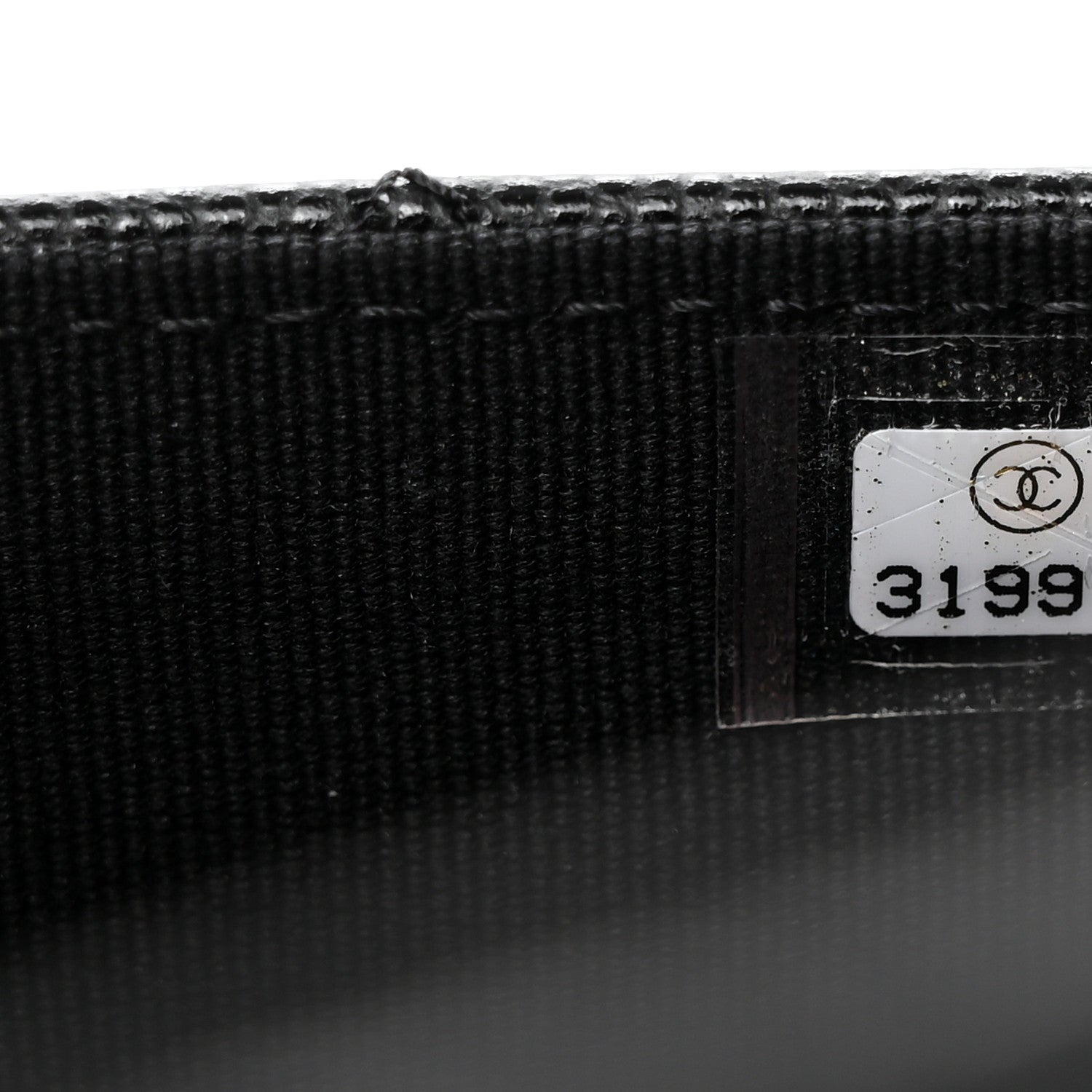 Chanel Caviar Quilted Crystal CC Large Gusset Flap Wallet Black 8 of 9