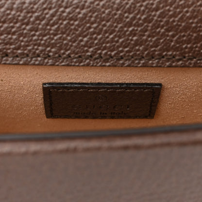 Gucci Monogram Jumbo GG Textured Dollar Calfskin Super Mini Dionysus Shoulder Bag Camel Ebony New Acero 6 of 9