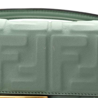 Fendi Nappa FF 1974 Embossed Mini Baguette Menta 15 of 16