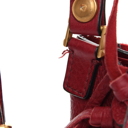 Valentino Garavani Grained Calfskin C Rockee Scarab Fringe Shoulder Bag Scarlet 11 of 11