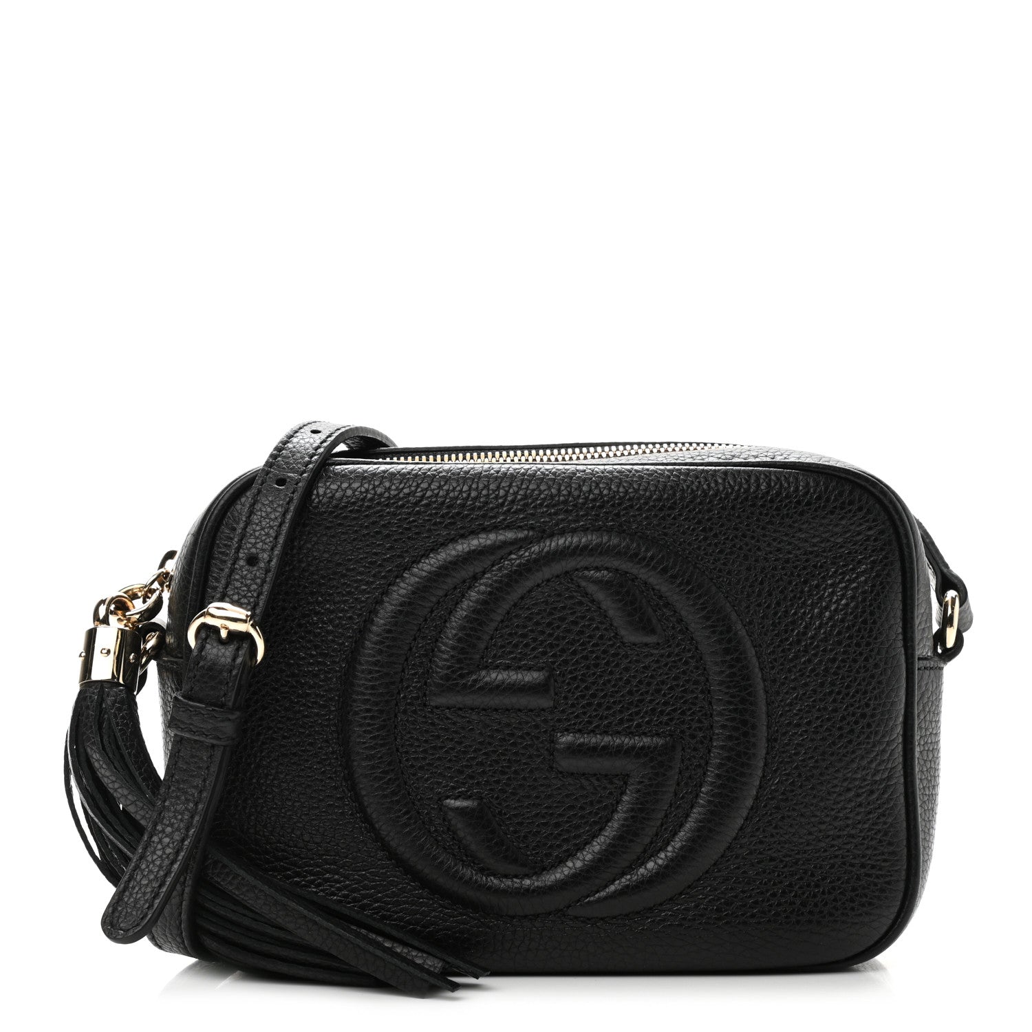 Gucci Pebbled Calfskin Small Soho Disco Bag Black 1 of 12