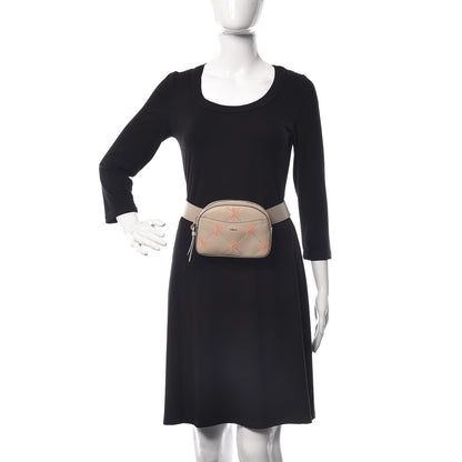 Chloe Smooth Calfskin Little Horses Embroidered Signature Belt Bag Pastel Grey 2 of 10