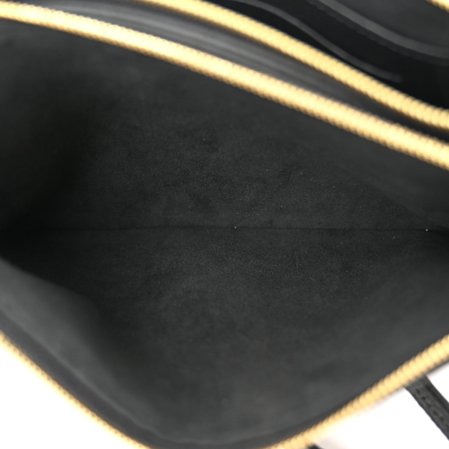 Louis Vuitton Empreinte Monogram Giant Double Zip Pochette Black Cream 6 of 11