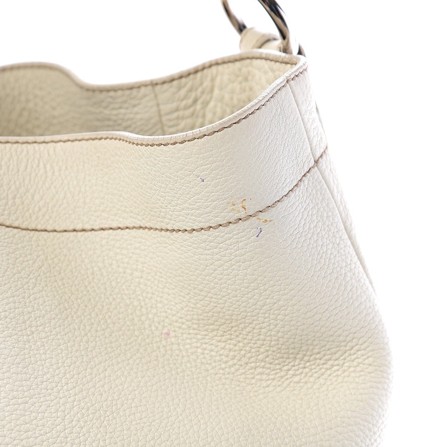 Prada Vitello Daino Hobo Bianco 12 of 15